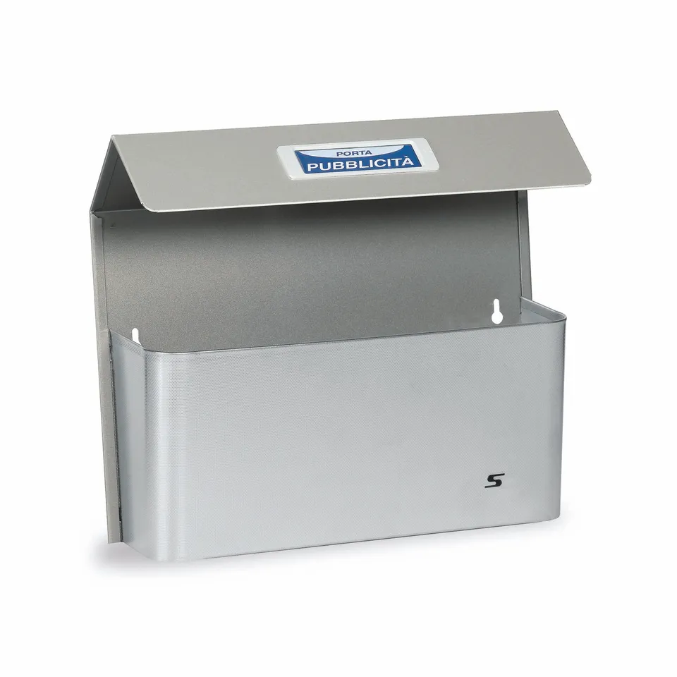 Silmec Bimetal Maxi porta pubblicità con tetto inox