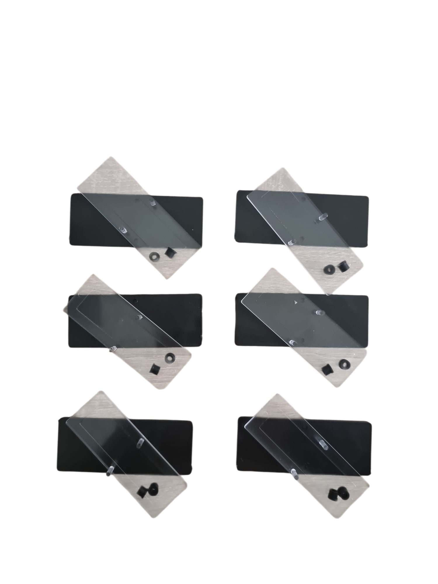 BOXOB Imperium 983 Serenity 993 targhette portanome 6 pezzi ricambio