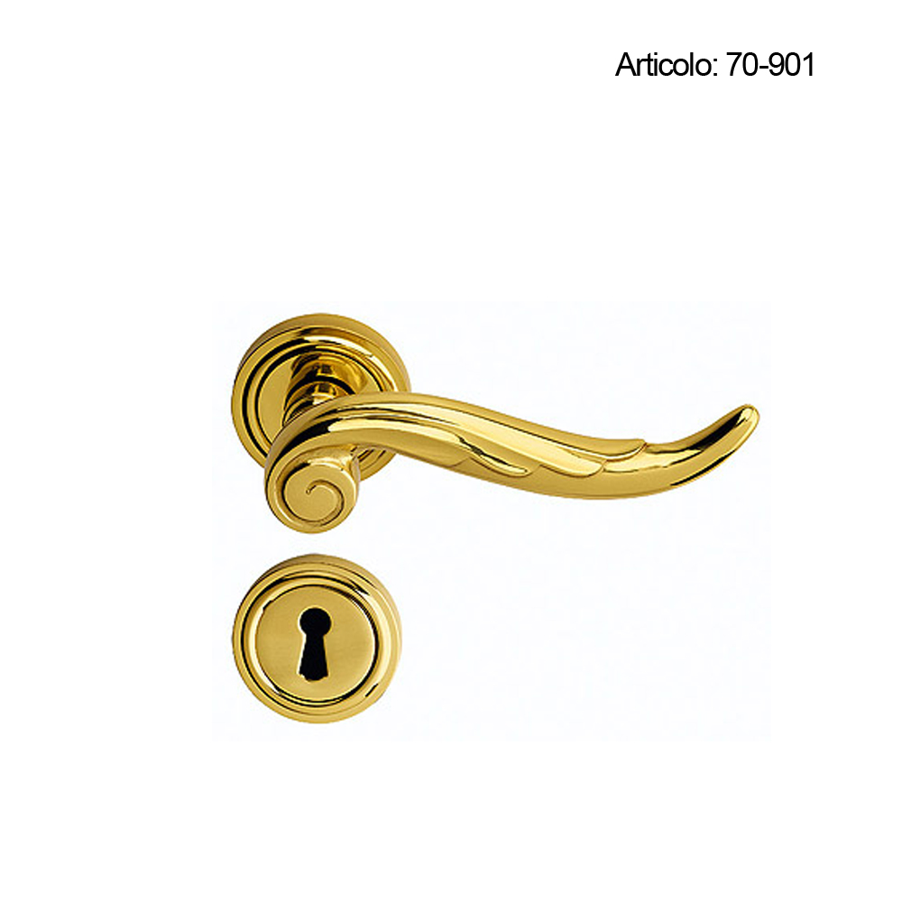 Spinardi 70-901 maniglia su placca e rosetta