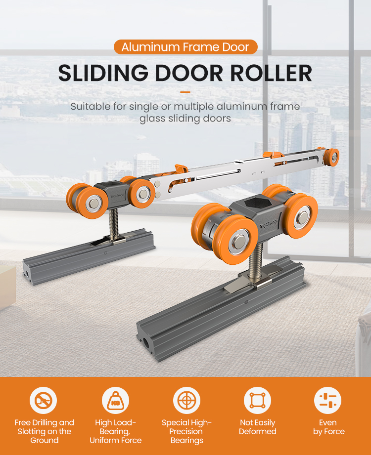 TopStrong 60KG carrello porta scorrevole alluminio ammortizzato