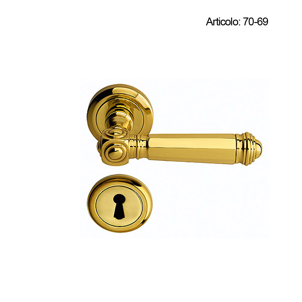 Spinardi 70-69 maniglia per porta ottone