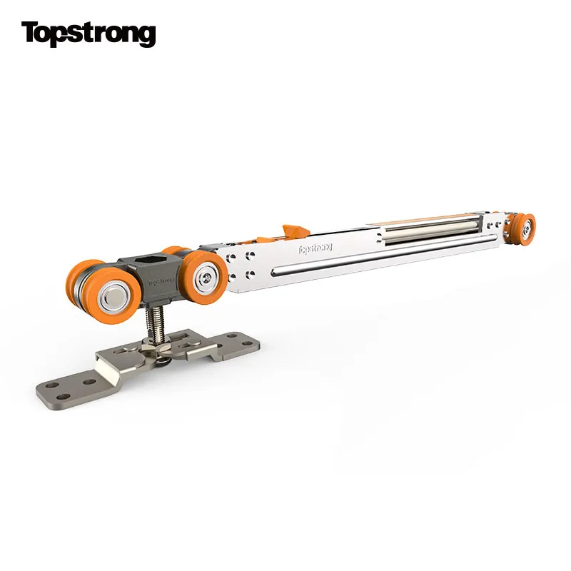 TopStrong 45KG Carrello Porta Scorrevole Legno Ammortizzato