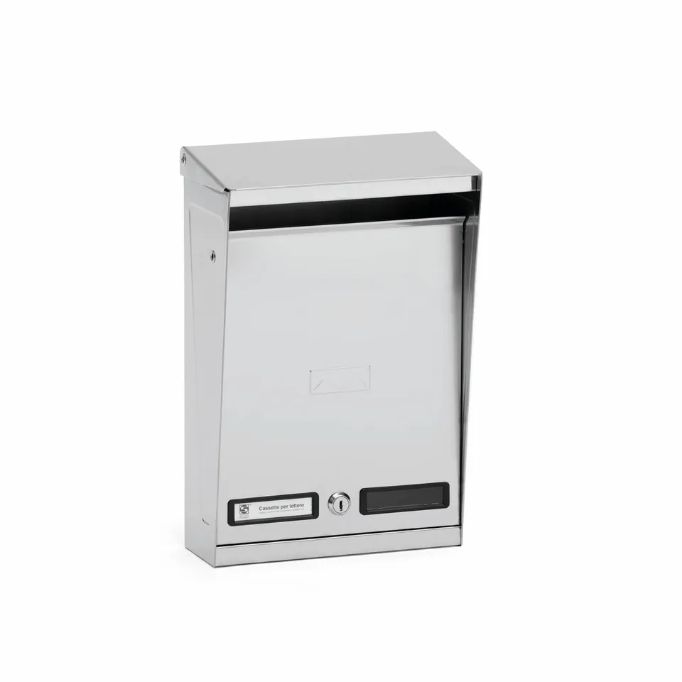 Silmec S012 cassetta postale tetto apribile inox esterno