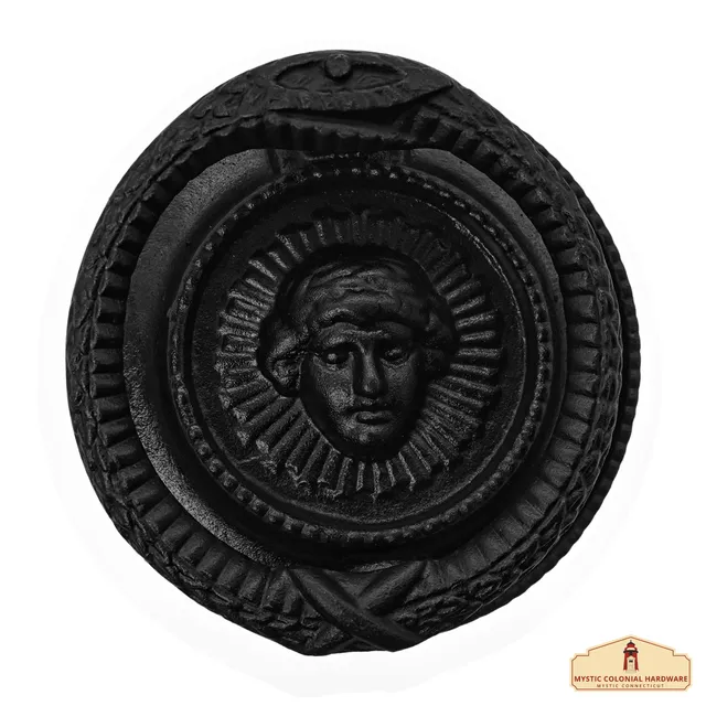 Mystic Colonial Hardware Medusa battente porta ferro 14 cm