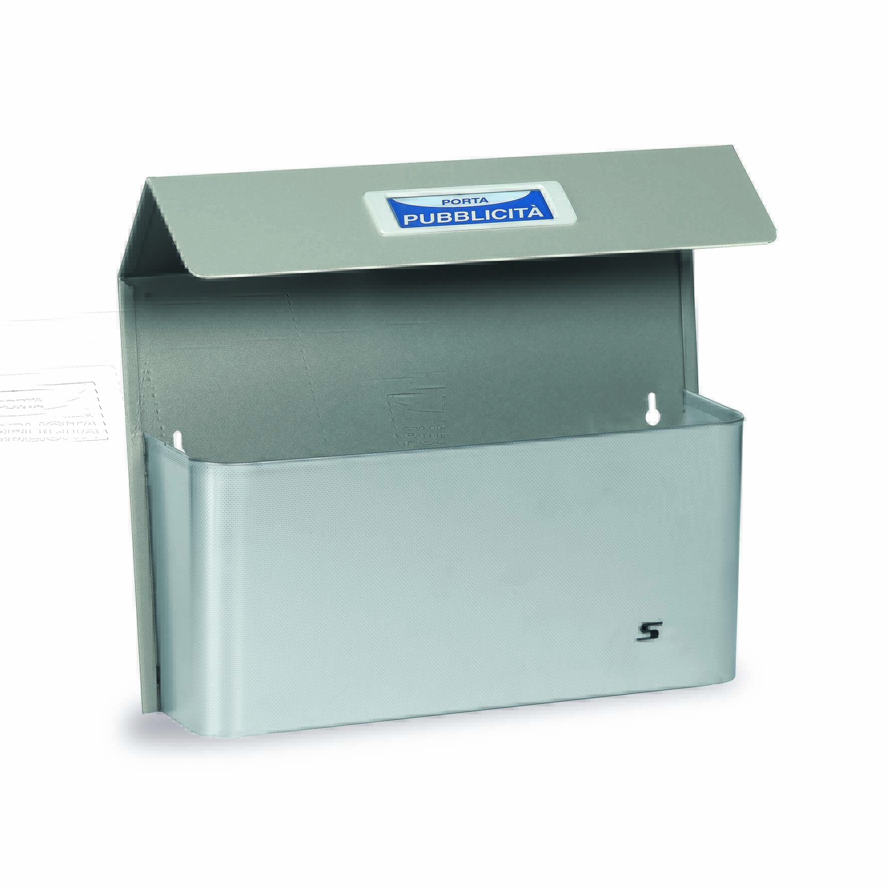 Silmec Bimetal Maxi porta pubblicità con tetto inox