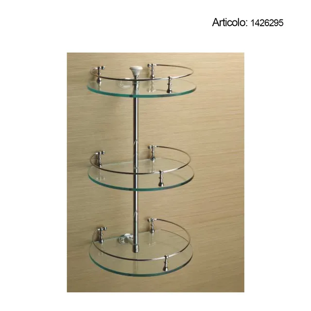 Spinardi Sissi Mensola Bagno Cromo Finale Bianco