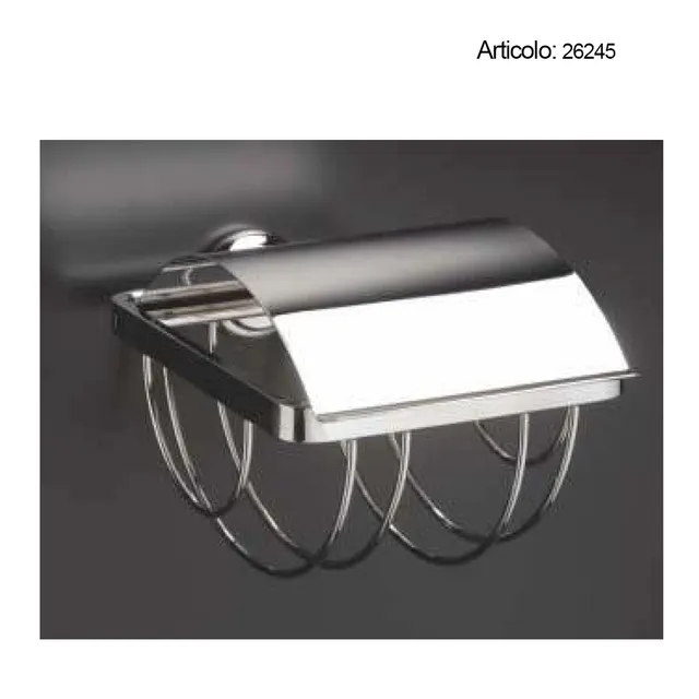 Spinardi portarotolo bagno ottone cristallo