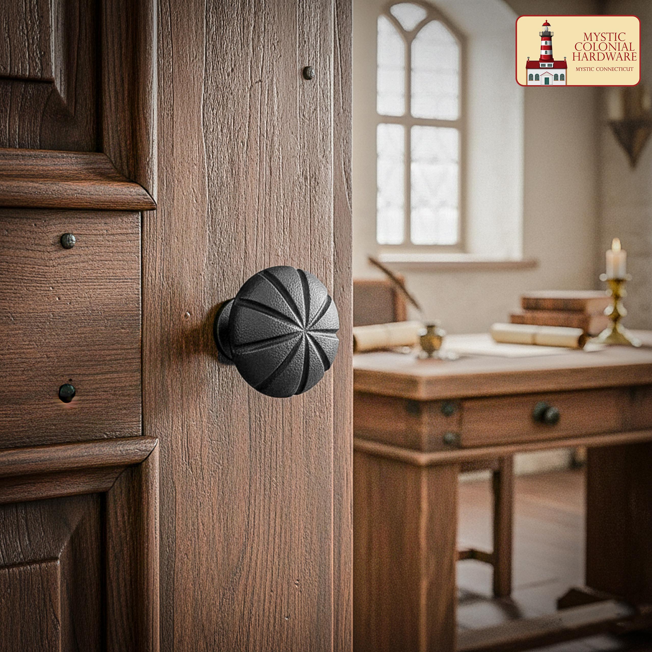Mystic Colonial Pomello Ferro 4 cm Set 4 Pezzi Rustico